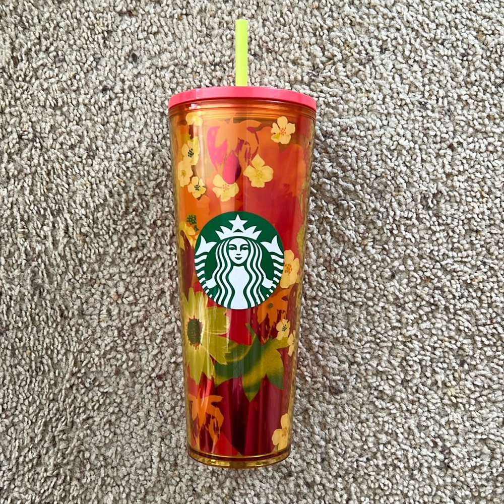 Starbucks Floral Tumbler